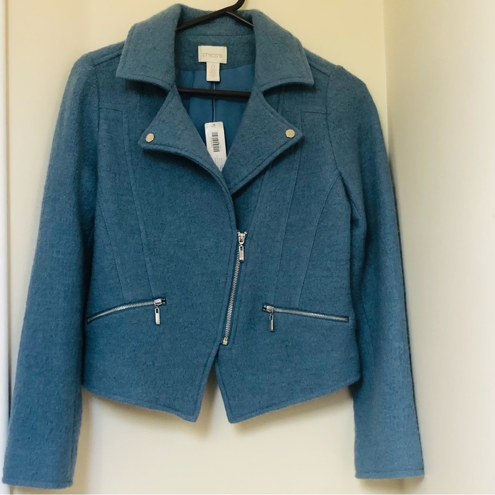 Moto Jacket Chico’s Wool - Picture 13 of 13